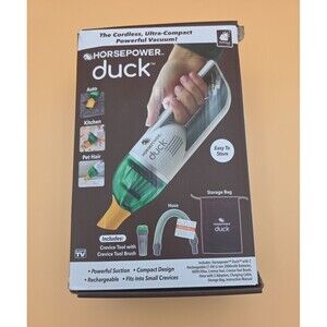 Horsepower Duck Cordless, Ultra-Compact, Powerful Vacuum R1-4924 As Seen On-TV